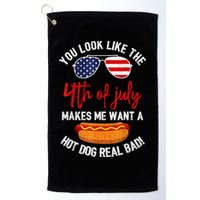 You Look Like The 4th Of July Patriotic Golf Towel