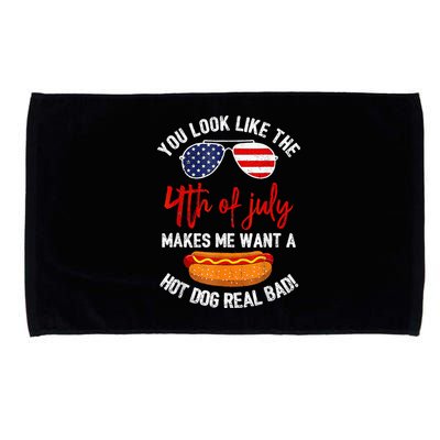 You Look Like The 4th Of July Patriotic Microfiber Hand Towel