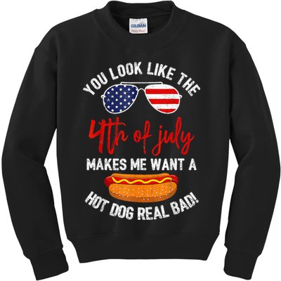 You Look Like The 4th Of July Patriotic Kids Sweatshirt