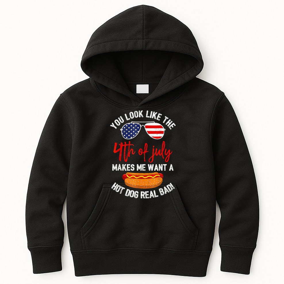 You Look Like The 4th Of July Patriotic Kids Hoodie