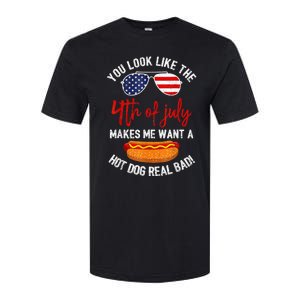 You Look Like The 4th Of July Patriotic Softstyle CVC T-Shirt