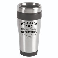 You Look Like 4th Of July Makes Me Want A Hot Dog 16oz Travel Tumbler