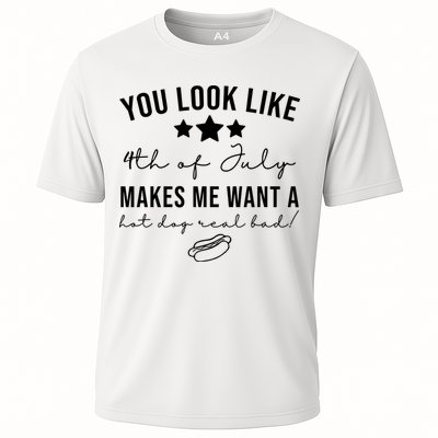 You Look Like 4th Of July Makes Me Want A Hot Dog Performance Shirt