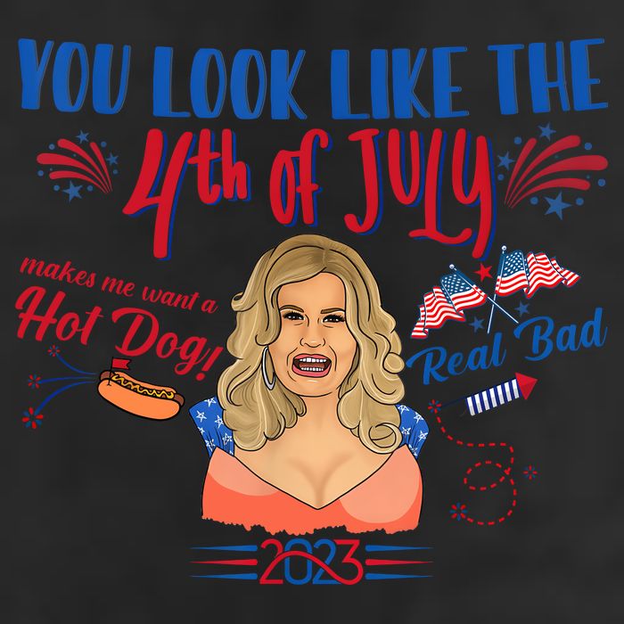 You Look Like 4th Of July Makes Me Want A Hot Dog Real Bad 25L Jumbo Tote