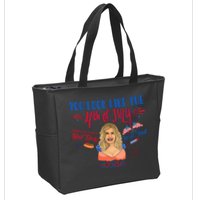 You Look Like 4th Of July Makes Me Want A Hot Dog Real Bad Zip Tote Bag