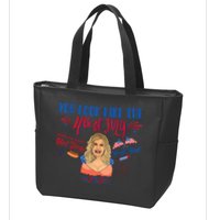 You Look Like 4th Of July Makes Me Want A Hot Dog Real Bad Zip Tote Bag