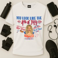 You Look Like 4th Of July Makes Me Want A Hot Dog Real Bad Performance Shirt