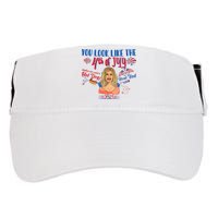 You Look Like 4th Of July Makes Me Want A Hot Dog Real Bad Adult Drive Performance Visor