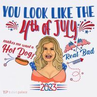 You Look Like 4th Of July Makes Me Want A Hot Dog Real Bad Mesh Reversible Basketball Jersey Tank