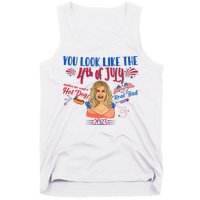 You Look Like 4th Of July Makes Me Want A Hot Dog Real Bad Tank Top