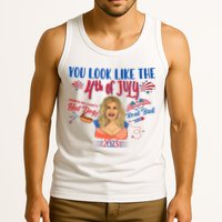 You Look Like 4th Of July Makes Me Want A Hot Dog Real Bad Tank Top