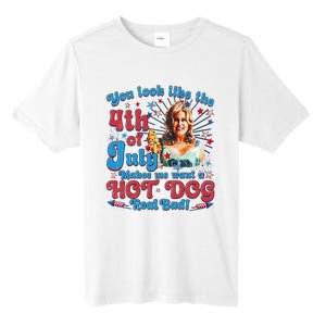 You Look Like 4th Of July Makes Me Want A Hotdog Real Bad Tall Fusion ChromaSoft Performance T-Shirt