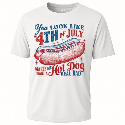 You Look Like The 4th Of July Makes Me Want A Hot Dog Real Bad Performance Shirt