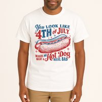 You Look Like The 4th Of July Makes Me Want A Hot Dog Real Bad Tall T-Shirt