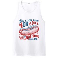 You Look Like The 4th Of July Makes Me Want A Hot Dog Real Bad PosiCharge Competitor Tank