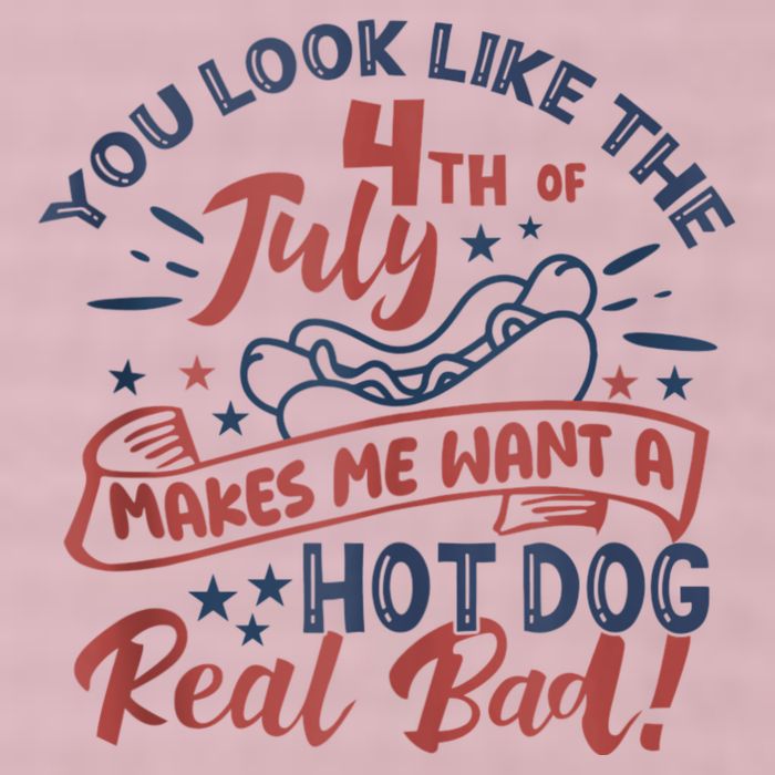 You Look Like The 4th July Makes Me Want A Hot Dog Real Bad 25L Jumbo Tote