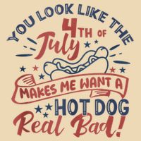 You Look Like The 4th July Makes Me Want A Hot Dog Real Bad Drawstring Bag