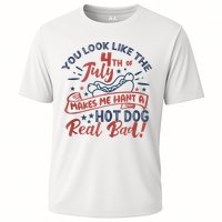 You Look Like The 4th July Makes Me Want A Hot Dog Real Bad Performance Shirt