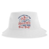 You Look Like The 4th July Makes Me Want A Hot Dog Real Bad Sustainable Bucket Hat