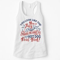 You Look Like The 4th July Makes Me Want A Hot Dog Real Bad Womens Tank Top