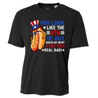 You Look Like The 4th Of July Makes Me Want A Hotdog Real Bad America Cooling Performance Crew T-Shirt