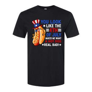 You Look Like The 4th Of July Makes Me Want A Hotdog Real Bad America Softstyle CVC T-Shirt