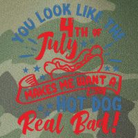 You Look Like 4th Of July Makes Me Want A Hot Dog Real Bad Legacy Tie Dye Trucker Hat
