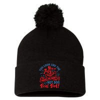 You Look Like 4th Of July Makes Me Want A Hot Dog Real Bad Pom Pom 12in Knit Beanie