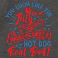 You Look Like 4th Of July Makes Me Want A Hot Dog Real Bad Vector Backpack