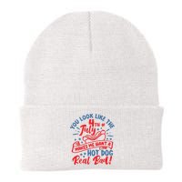 You Look Like 4th Of July Makes Me Want A Hot Dog Real Bad Beanie