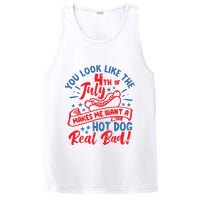 You Look Like 4th Of July Makes Me Want A Hot Dog Real Bad PosiCharge Competitor Tank