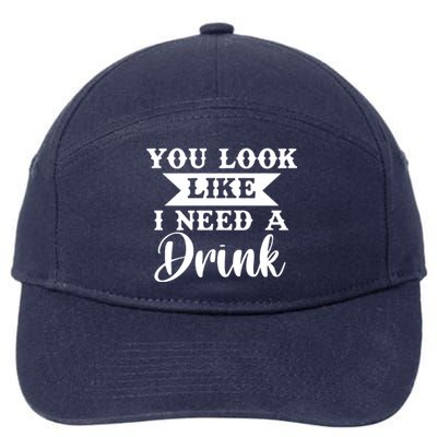 You Look Like I Need A Drink 7-Panel Snapback Hat