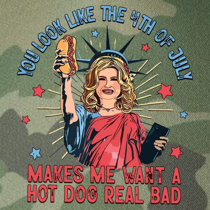 You Look Like The 4th Of July Makes Me Want Hot Dog Real Bad Legacy Tie Dye Trucker Hat