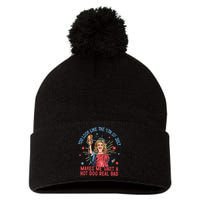 You Look Like The 4th Of July Makes Me Want Hot Dog Real Bad Pom Pom 12in Knit Beanie