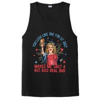 You Look Like The 4th Of July Makes Me Want Hot Dog Real Bad PosiCharge Competitor Tank
