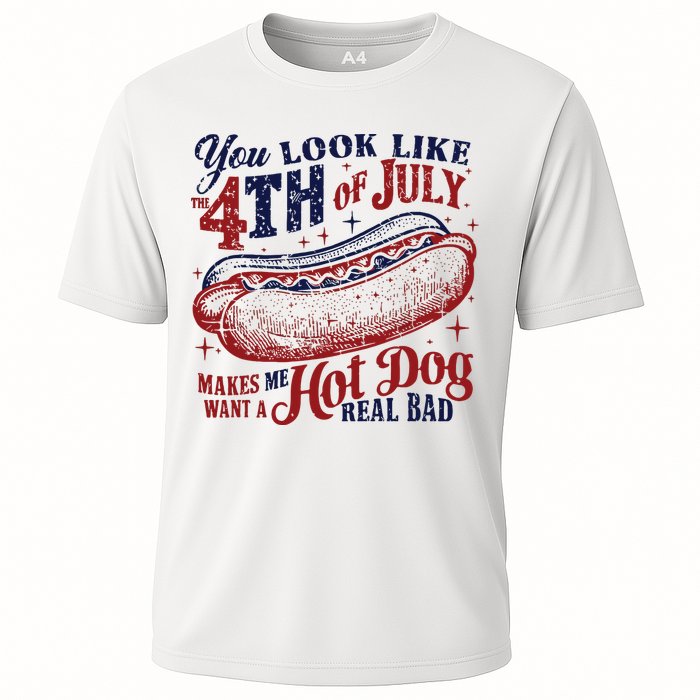 You Look Like The 4th Of July Makes Me Want A Hot Dog Real Bad Performance Shirt
