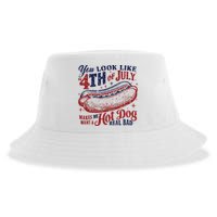 You Look Like The 4th Of July Makes Me Want A Hot Dog Real Bad Sustainable Bucket Hat