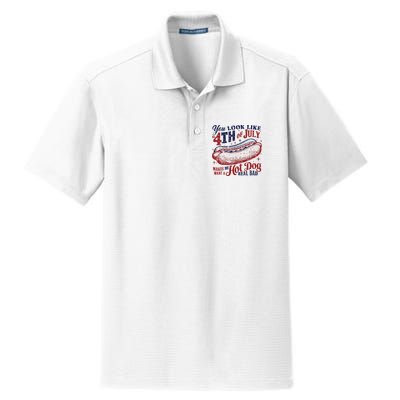 You Look Like The 4th Of July Makes Me Want A Hot Dog Real Bad Dry Zone Grid Polo