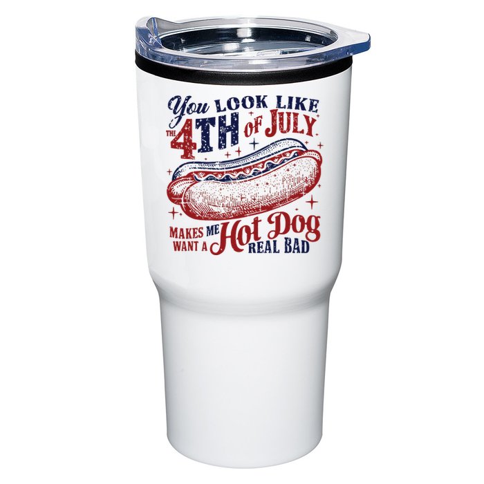You Look Like The 4th Of July Makes Me Want A Hot Dog Real Bad Tumbler