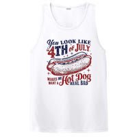 You Look Like The 4th Of July Makes Me Want A Hot Dog Real Bad PosiCharge Competitor Tank