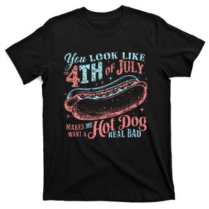 You Look Like 4th Of July Hot Dog T-Shirt