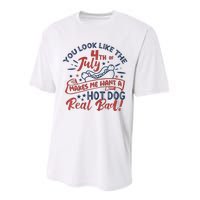 You Look Like The 4th July Makes Me Want A Hot Dog Real Bad Performance Sprint T-Shirt