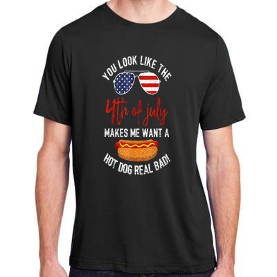 You Look Like The 4th Of July Patriotic Adult ChromaSoft Performance T-Shirt