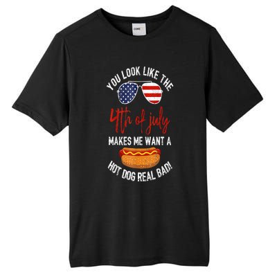 You Look Like The 4th Of July Patriotic Tall Fusion ChromaSoft Performance T-Shirt