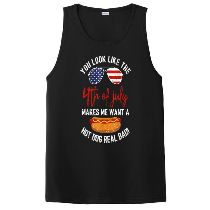 You Look Like The 4th Of July Patriotic PosiCharge Competitor Tank