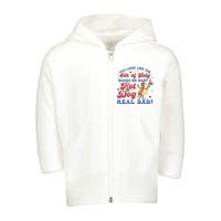 You Look Like 4th Of July Makes Me Want A Hot Dog Real Bad Toddler Zip Fleece Hoodie