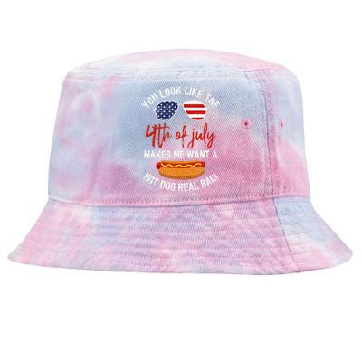 You Look Like The 4th Of July Patriotic Tie-Dyed Bucket Hat