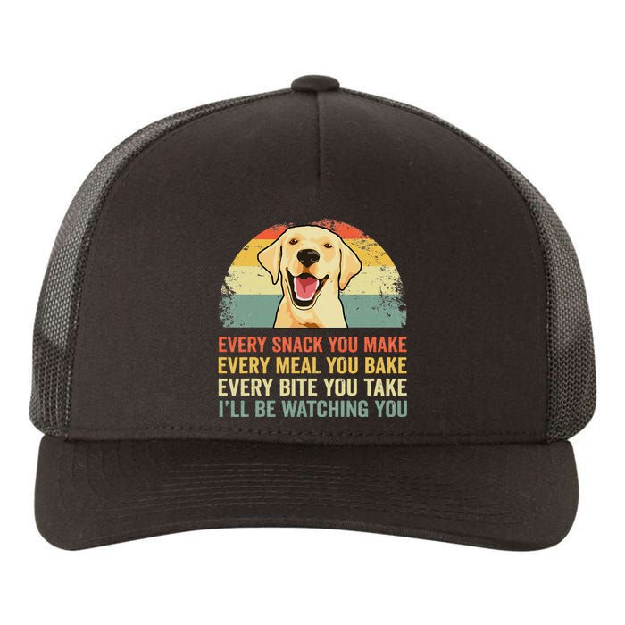 Yellow Labrador Lab Dad Yellow Labrador Retriever Yupoong Adult 5-Panel Trucker Hat