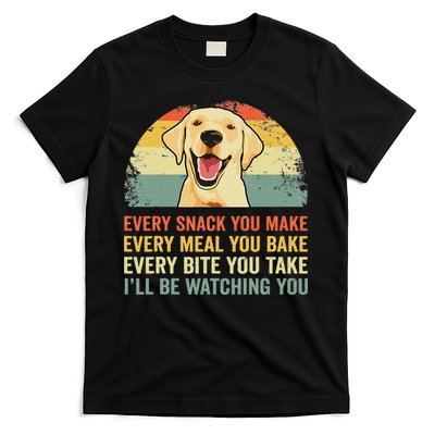 Yellow Labrador Lab Dad Yellow Labrador Retriever T-Shirt