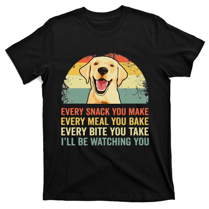 Yellow Labrador Lab Dad Yellow Labrador Retriever T-Shirt